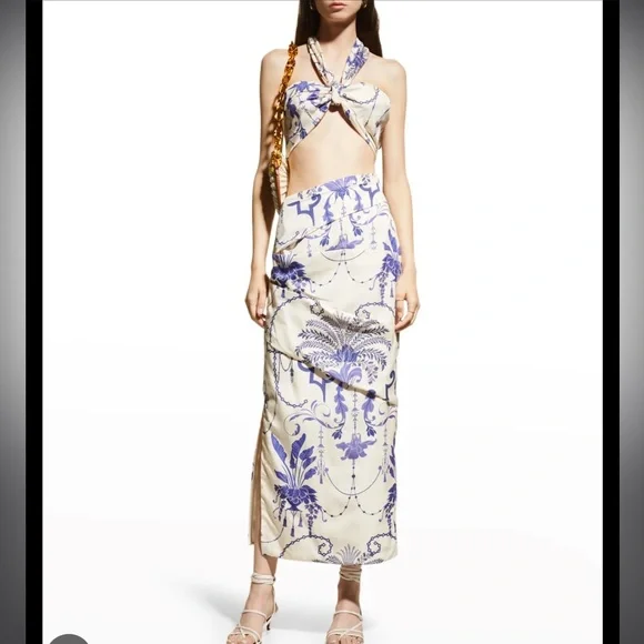 Johanna Ortiz - Knot It Up Halter Crop Top - Picture 8 of 11